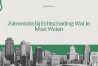 Alimentatie bij Echtscheiding