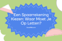 Een Spaarrekening Kiezen