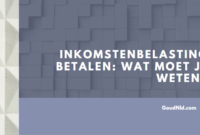 Inkomstenbelasting Betalen Inkomstenbelasting Betalen