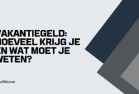 Vakantiegeld Vakantiegeld