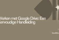Werken met Google Drive Werken met Google Drive