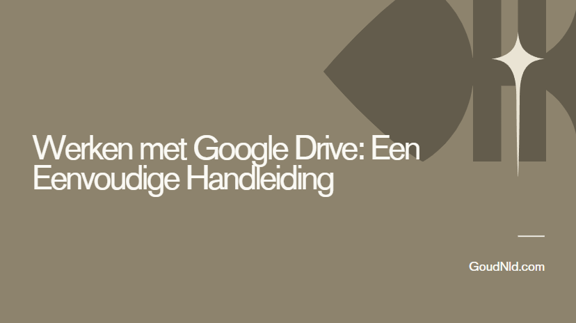 Werken met Google Drive